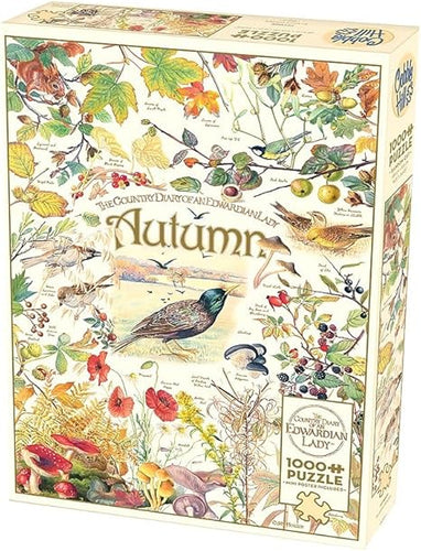 Cobble Hill 1,000 Piece Jigsaw Puzzle - Country Diary: Autumn (Poster Included)