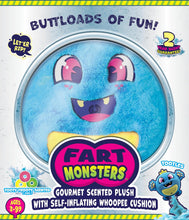 Load image into Gallery viewer, Scentco - Fart Monsters: Tootles Plush Self-Inflating Whoopie Cushion, Kiwi-Scented