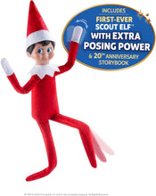 Load image into Gallery viewer, The Elf on the Shelf: 20th Anniversary Limited Edition Box Set - Posable Boy Scout Elf, Storybook, Pajamas &amp; Ornament
