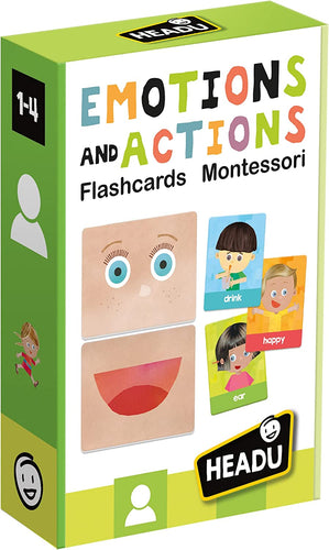 HEADU Flashcards Emotions and Actions Montessori