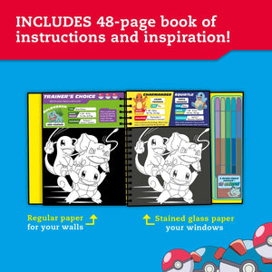 Klutz Pokémon Stained Glass Art Craft Kit