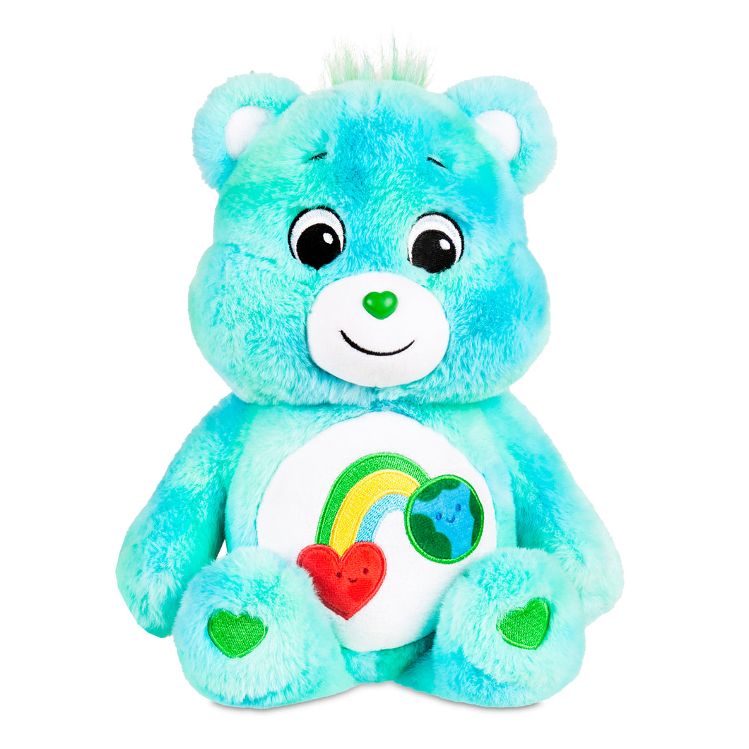 Schylling Care Bear Medium Plush - Cheer Bear, 13