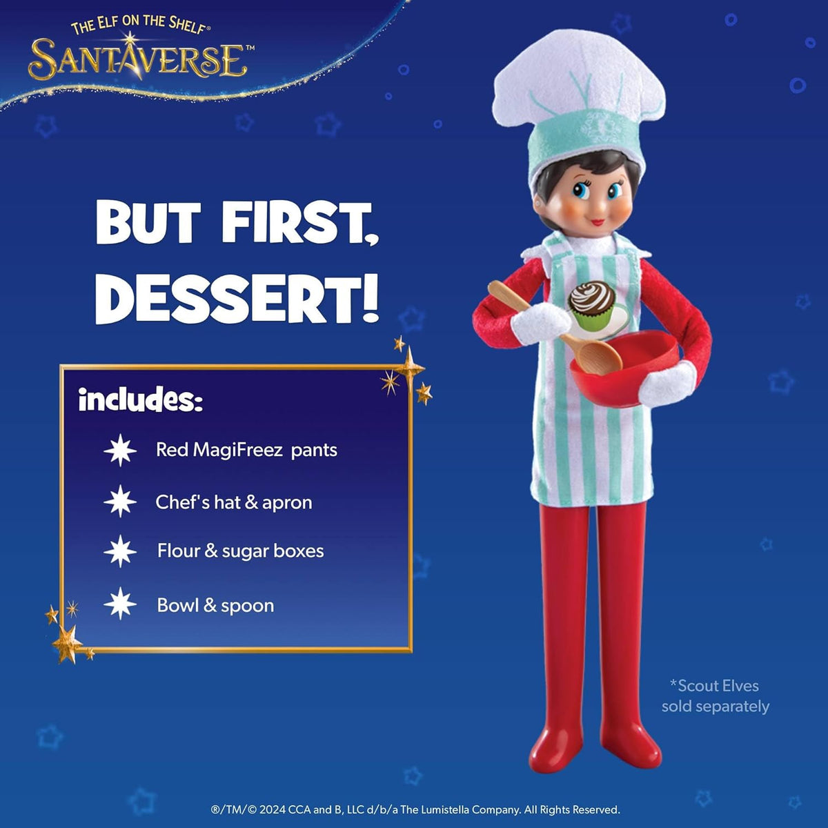 The Elf on the Shelf MagiFreez Christmas Chef Set for Your Scout Elf ...