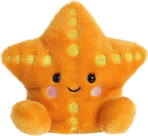 Aurora Palm Pals - Sea Creatures Set of 4: Huddleston Hammerhead Shark, Flapjack Stingray, Treasure Starfish, Snippy Crab with Drawstring Bag