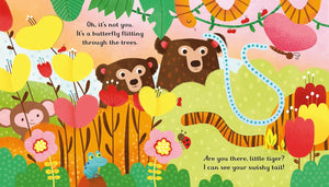 Usborne Little Peek Through Books - Are You There Little Tiger?