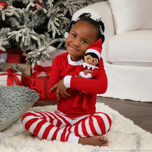 The Elf on the Shelf - Plushee Pal Snuggler and Classic Clip-On Plush: Girl, Dark Tone