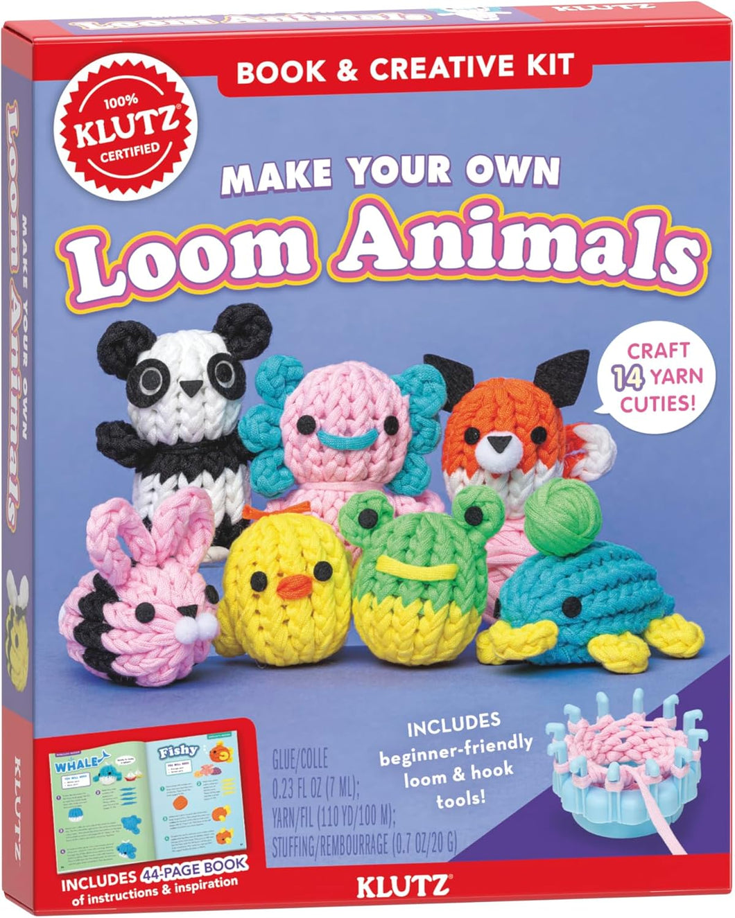 Klutz Book and Creative Kit - Make Your Own Loom Animals