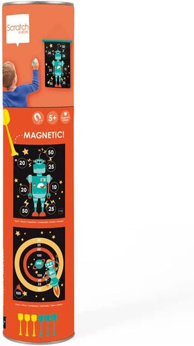 Scratch Europe Magnetic Darts, ROBOTS, Medium