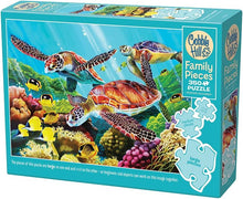 Load image into Gallery viewer, Cobble Hill 350 Piece Family Jigsaw Puzzle - Molokini Current (Poster Included)