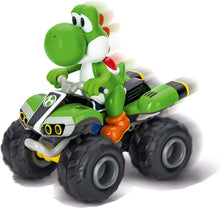 Load image into Gallery viewer, Carrera RC Nintendo Mario Kart 2.4 GHz Radio Remote Control Car - Yoshi Quad