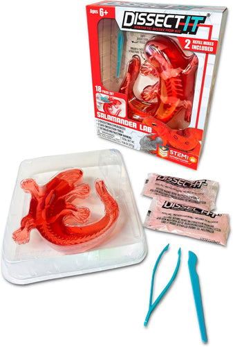 Top Secret Toys Dissect It: A Synthetic Salamander Dissection Kit, Hands-On STEM Learning for Kids, Ages 6+