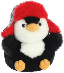 Aurora Rolly Pet Plush - Porter Penguin, 5.5"