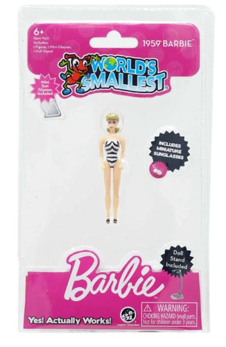 World’s Smallest 1959 Barbie, Classic Swimsuit Doll, 2.75 Inches, Ages 6+