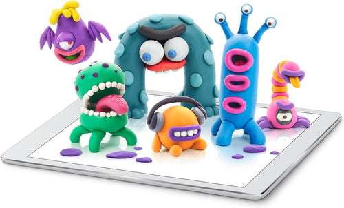 Fat Brain Toys Hey Clay Aliens - 15 Can Modeling Air-Dry Clay - Hey Clay - Aliens - New Set Arts & Crafts for Ages 5 to 10
