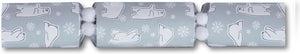 Robin Reed English Holiday Christmas Crackers - Racing Polar Bear Racers, 6 Count