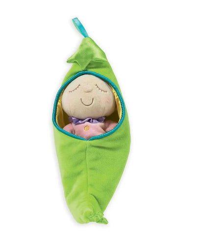 The Manhattan Toy Company - Snuggle Pods Sweet Pea Peach Baby Doll