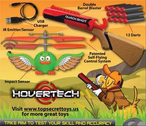 Top Secret Toys Hovertech: Quack-Shot Self-Flying Target Game