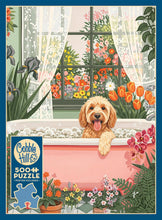 Load image into Gallery viewer, Cobble Hill 500 Piece Jigsaw Puzzle - Blooms &amp; Bubbles (Poster Included)