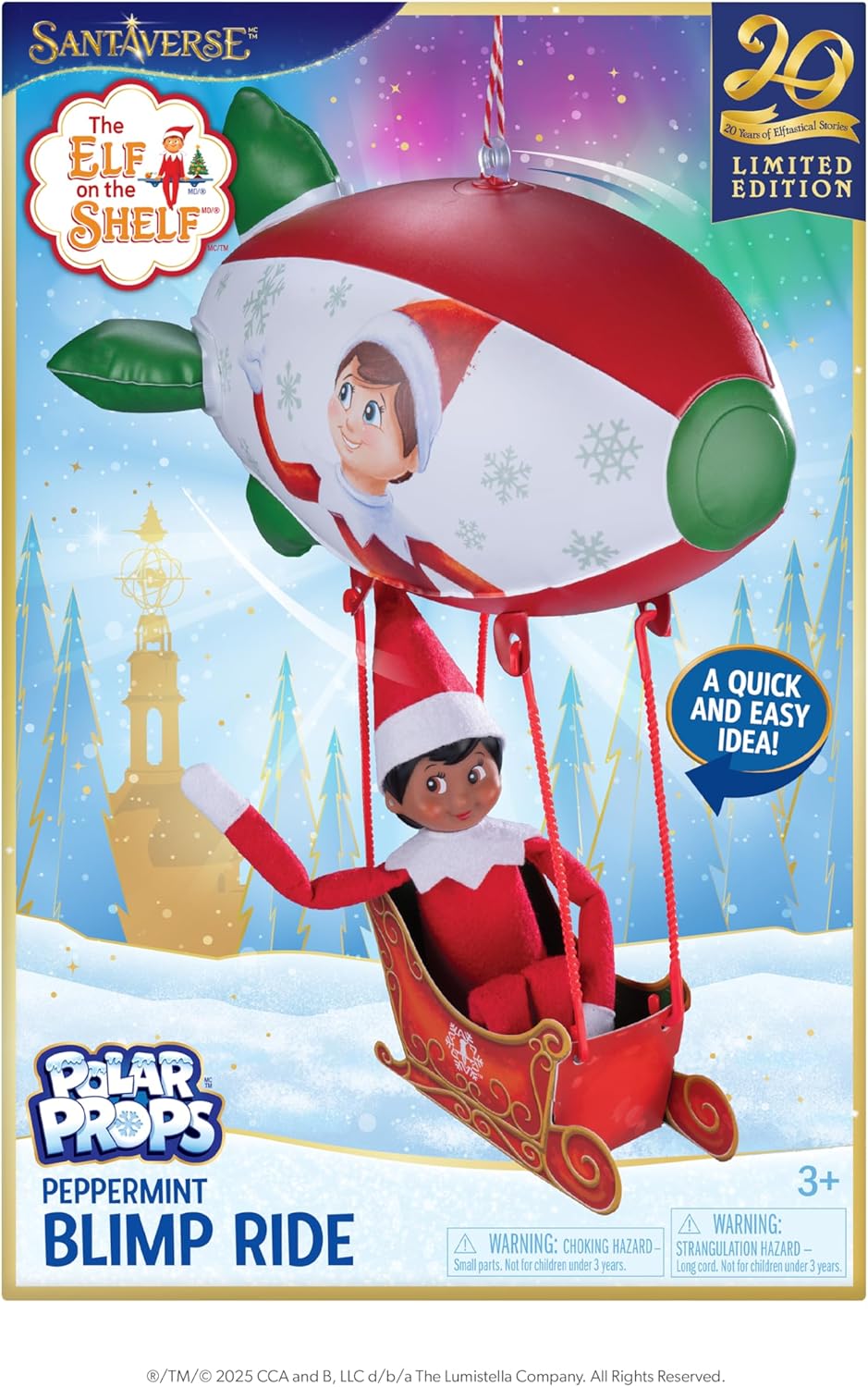 The Elf on the Shelf - Polar Props: Peppermint Blimp Ride