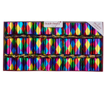 Load image into Gallery viewer, Robin Reed English Holiday Christmas Crackers - Harlequin Party, 10 Count
