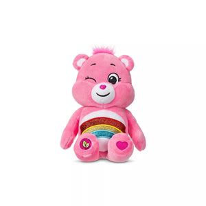 Schylling - Care Bears Sparkle Plush: Cheer Bear, 9"