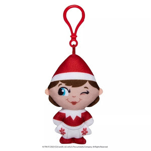 The Elf on The Shelf - Plushee Pals Mini Clip-on Set of 4: Light Boy & Girl, Dark Boy & Girl