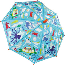 Load image into Gallery viewer, Floss &amp; Rock Color Changing Umbrella - Ocean