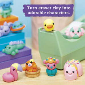 Klutz Book & Creative Kit - Make Your Own Mini Erasers Kawaii Style