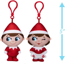 Load image into Gallery viewer, The Elf on the Shelf - Plushee Pals Mini Clip-On Set of 2: New Boy &amp; Girl, Light Tone