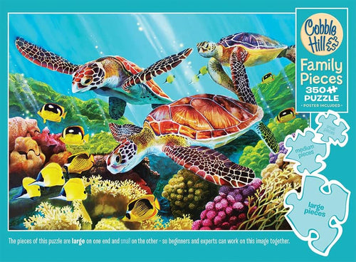 Cobble Hill 350 Piece Family Jigsaw Puzzle - Molokini Current (Poster Included)