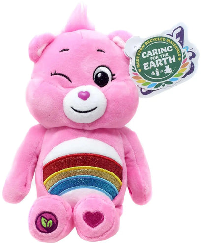 Schylling - Care Bears Sparkle Plush: Cheer Bear, 9