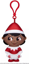 Load image into Gallery viewer, The Elf on The Shelf - Plushee Pals Mini Clip-on Set of 4: Light Boy &amp; Girl, Dark Boy &amp; Girl