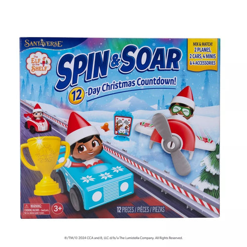 The Elf on the Shelf Spin & Soar Christmas Countdown - 12 Day Countdown