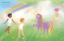 Load image into Gallery viewer, Usborne - Sticker Dolly Dressing Activity Book: RAINBOW UNICORNS