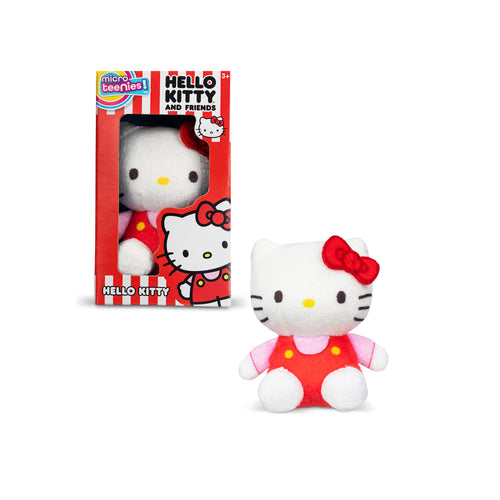 Schylling - Hello Kitty and Friends Micro Teenies: Hello Kitty (Red on Pink)