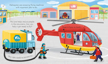 Load image into Gallery viewer, Usborne Peek Inside Board Book - How a Helicopter Works