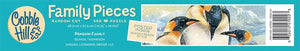 Cobble Hill 350 Piece Family Jigsaw Puzzle - Penguin Family (Poster Included)