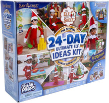 Load image into Gallery viewer, The Elf on The Shelf Set of 2: Polar Props 24-Day Ultimate Elf Ideas Kit &amp; Santa&#39;s North Pole Friends Activity Book