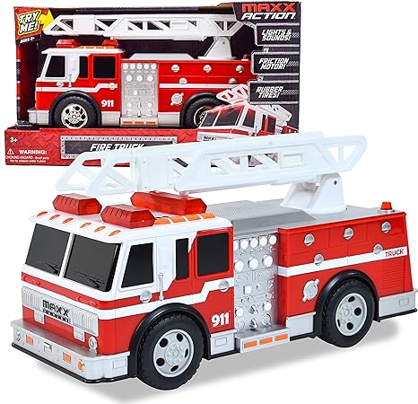 fire trucks with lights