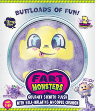 Load image into Gallery viewer, Scentco - Fart Monsters: Cheeky Plush Self-Inflating Whoopie Cushion, Grape-Scented