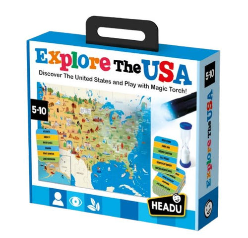 HEADU Explore The USA Puzzle