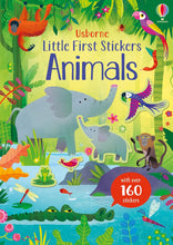 Load image into Gallery viewer, Usborne Little First Stickers Book: ANIMALS