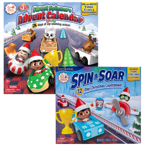 The Elf on the Shelf Advent Set: Sweet Spinners Advent + Spin & Soar Advent Calendar