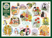 Load image into Gallery viewer, Cobble Hill 1000 Piece Jigsaw Puzzle - Cat Thoughts (Poster Included)