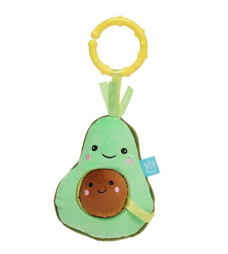The Manhattan Toy Company - Mini-Apple Farm Avocado Rattle Take Along Toy