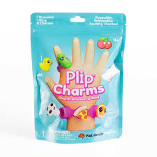 Fat Brain Toys - Plip Charms: Charm Bracelet & Ring, Pink