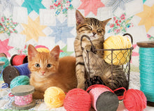 Load image into Gallery viewer, Cobble Hill 1000 Piece Family Jigsaw Puzzle - Balls of Fluff (Poster Included)