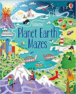Usborne Planet Earth Mazes Paperback Book