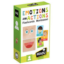 Load image into Gallery viewer, HEADU Flashcards Emotions and Actions Montessori