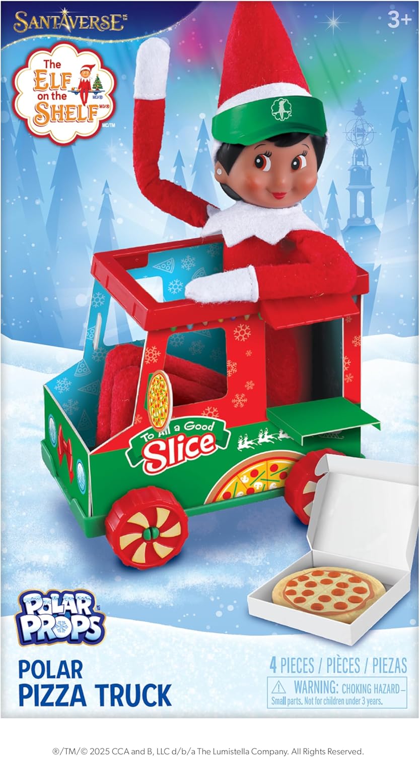 The Elf on the Shelf - Polar Props: Polar Pizza Truck